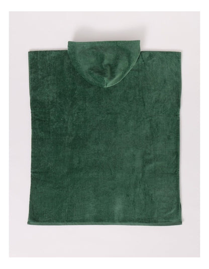 Hooded Towel in Green