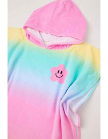 Hooded Towel in Rainbow
