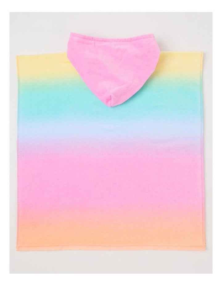 Hooded Towel in Rainbow