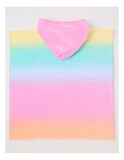 Hooded Towel in Rainbow