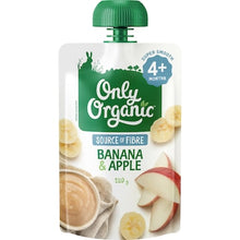 Only Organic 4 Months+ Banana & Apple 120g