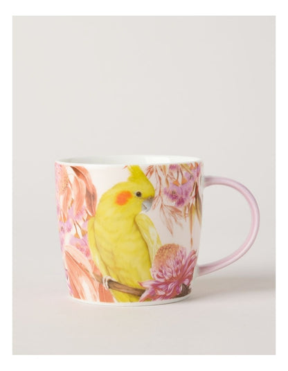 Lauren Stringini Cockatiel Mug 350ml in Pearl