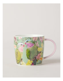 Lauren Stringini Princess Parrot Mug 350ml in Green