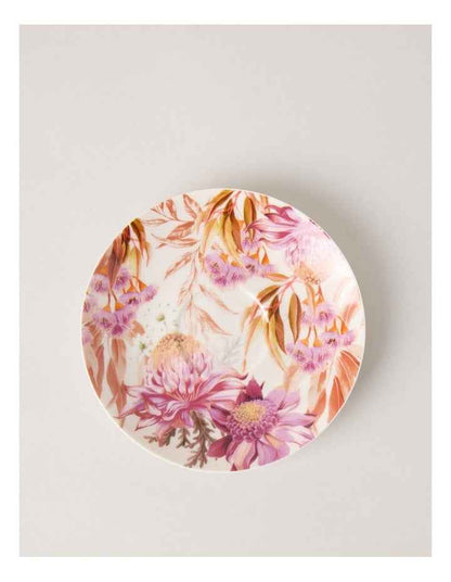 Lauren Stringini Footed Tea Cup & Saucer in Pearl
