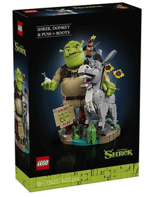 Shrek, Donkey & Puss in Boots Building Set 72423