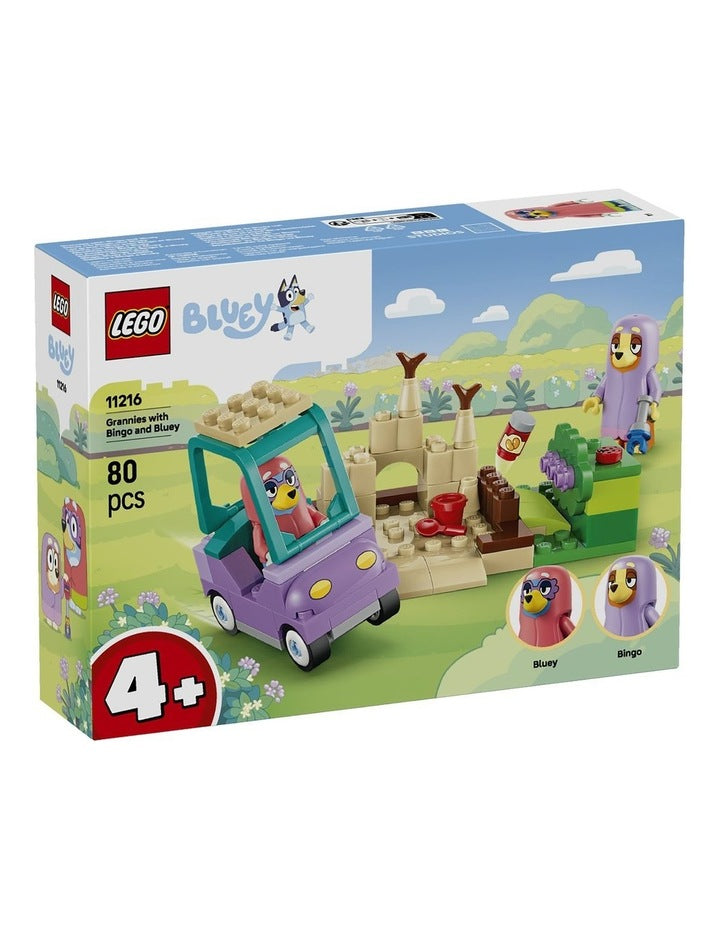Bluey Grannies With Bingo And Bluey Building Toys 11216