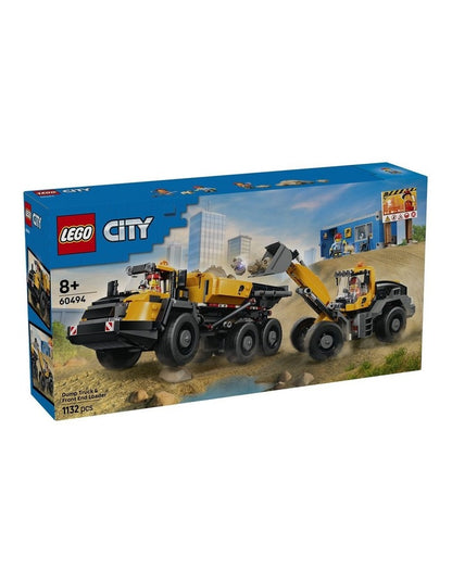 City Dump Truck & Front End Loader Building Set 60494