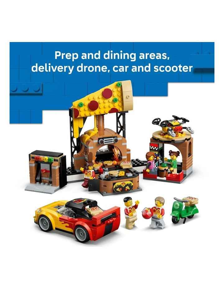 City Pizza Delivery Experience With Vehicles Playset 60496