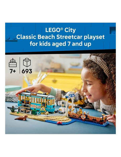 City Classic Beach Tram Building Set 60506