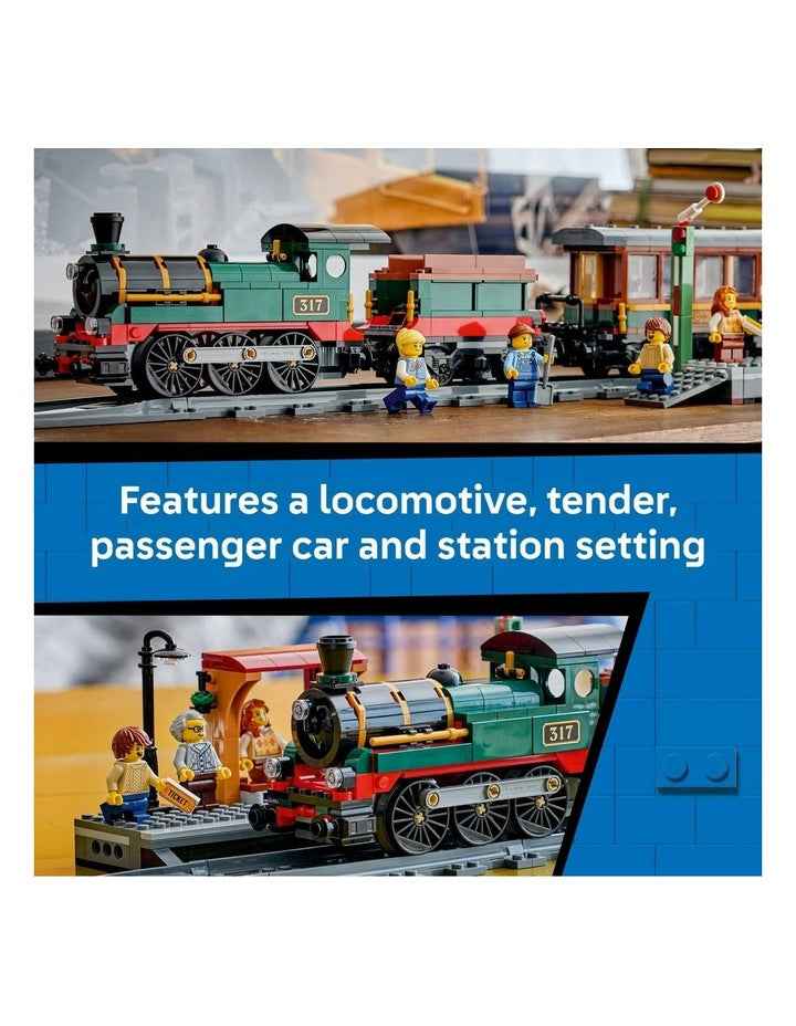 City Vintage Steam Train Building Set 60511