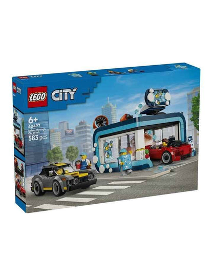 City Drive-Through Car Wash Building Kit 60497
