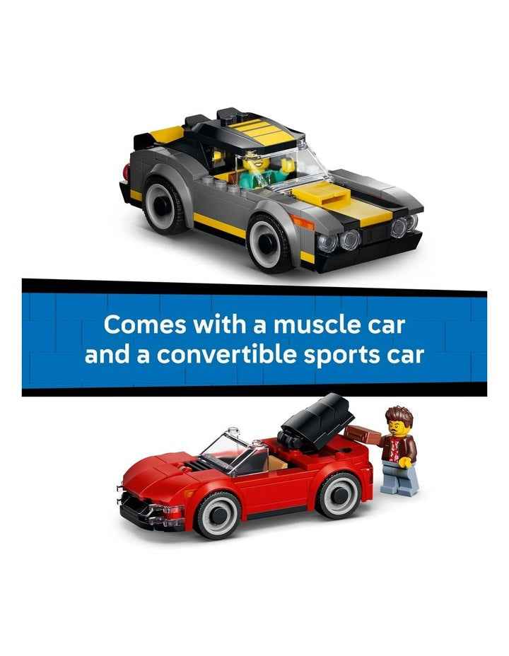 City Drive-Through Car Wash Building Kit 60497
