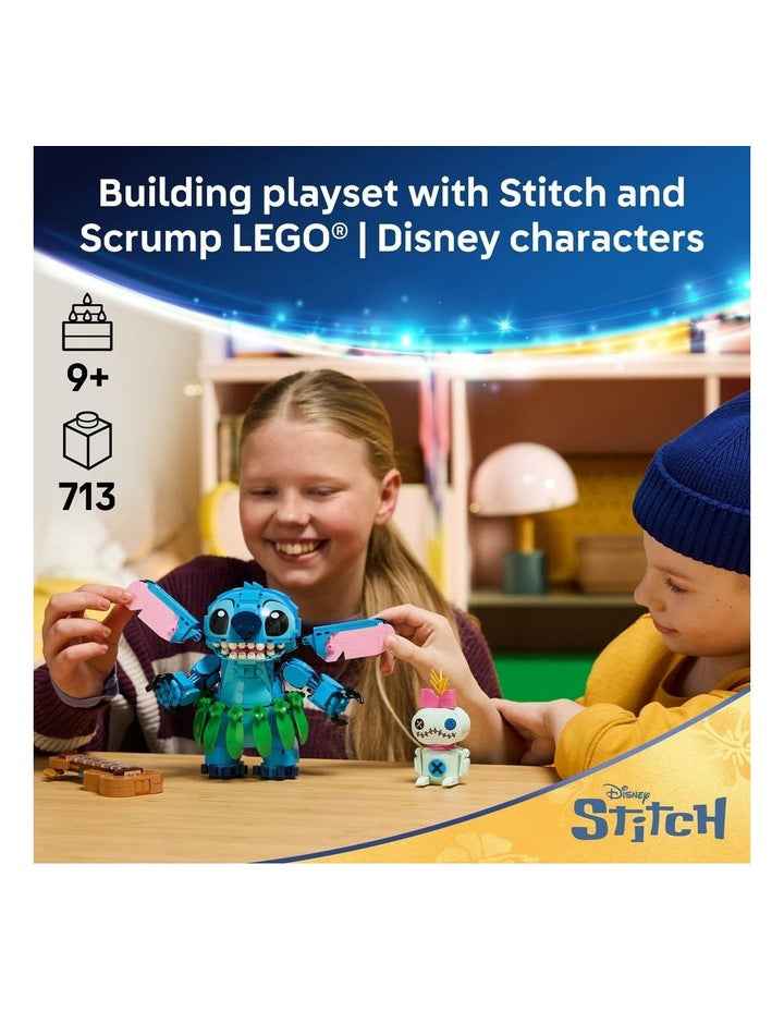 Disney Classic Stitch And Scrump Building Set 43296
