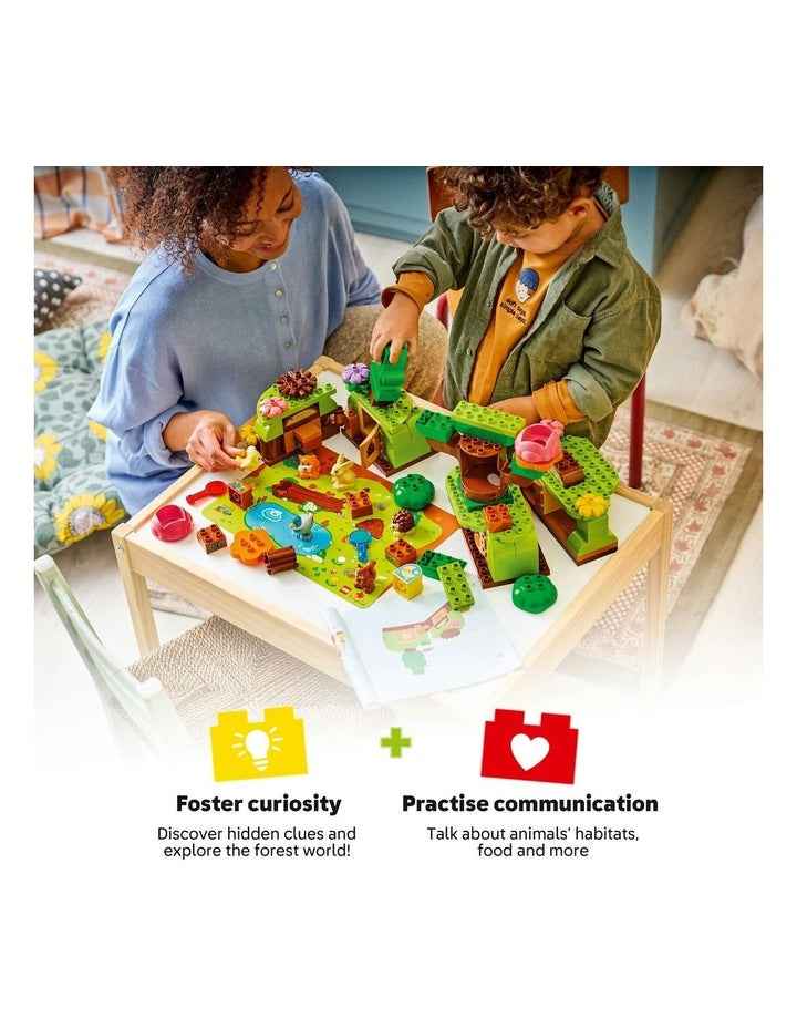 Duplo Town Discovery Forest With Wild Animals Building Set 10480