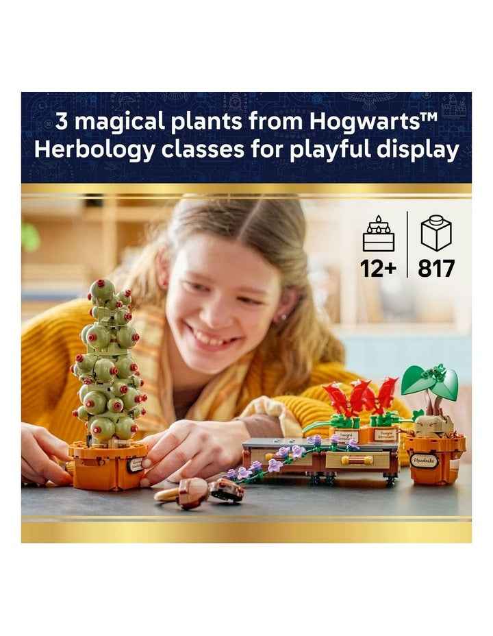 TM Hogwarts Herbology Plants Harry Potter Building Set 76474
