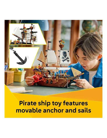 3 in 1 Iconic Creator Pirate Ship Building Toy 31387