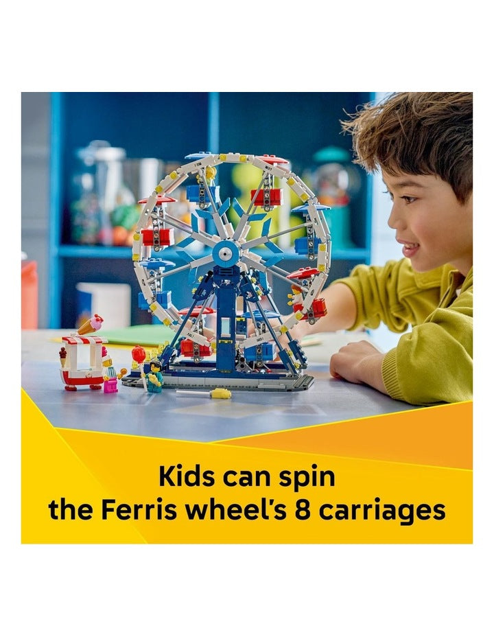 3 in 1 Iconic Ferris Wheel Creator Building Set 31389