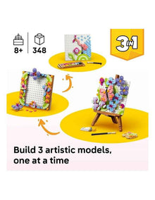 3 in 1 Floral Art Decor Painting Creator Building Set 31390