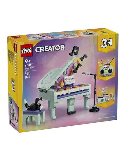 3 in 1 Music Decor Piano With Cat Creator Building Set 31392