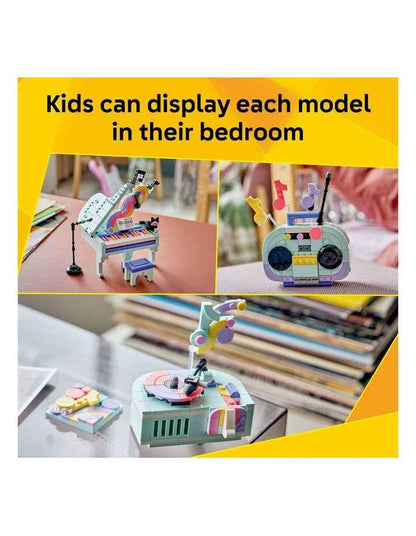 3 in 1 Music Decor Piano With Cat Creator Building Set 31392
