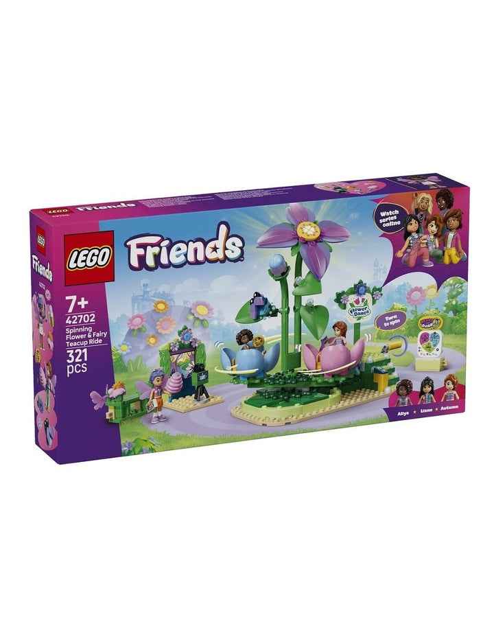 Spinning Flower & Fairy Teacup Ride Friends Building Toy 42702