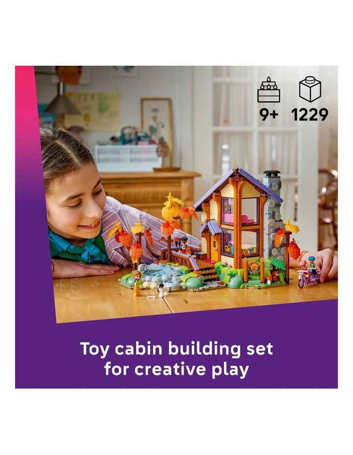Cosy Autumn Forest Cabin Friends Dollhouse Kit 42705