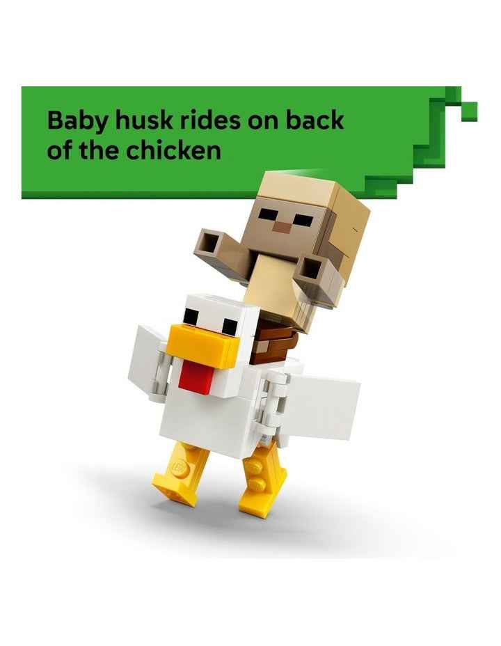 Minecraft Chicken Jockey Desert Attack Building Toy 21592