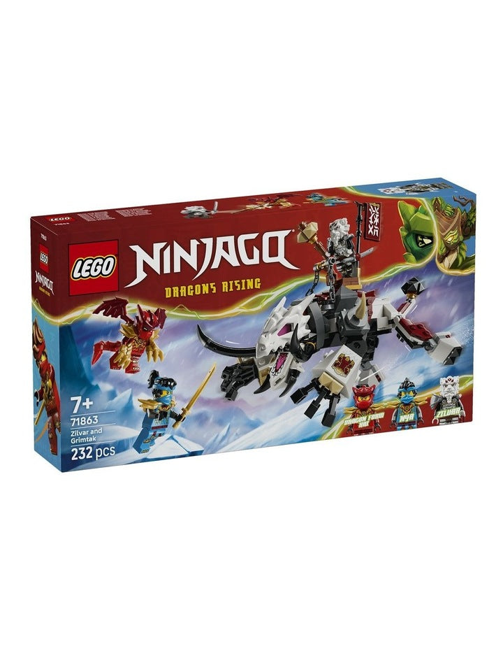 Zilvar And Grimtak The Dragon Beast Ninjago Monster Toy 71863