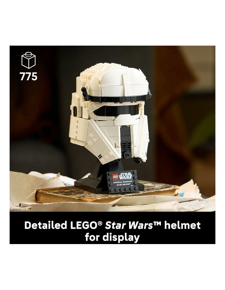 Star Wars TM Imperial Remnant At-Rt Driver Helmet Building Set 75458