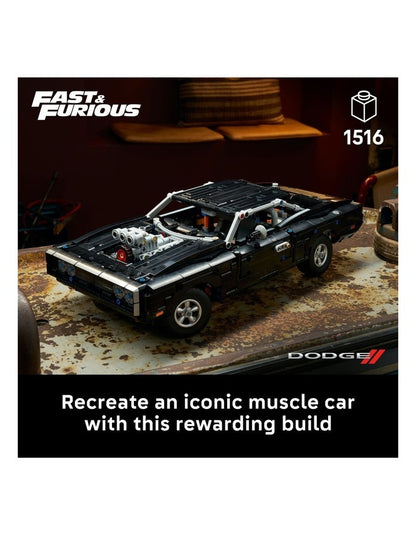 Technic Fast and Furious Dodge Charger R/T Car Model Kit 42231