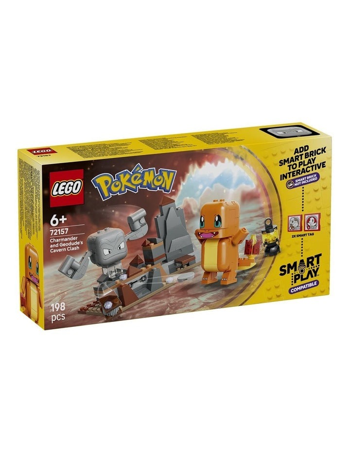 Pokémon Smart Play: Charmander and Geodude's Cavern Clash Building Toy 72157