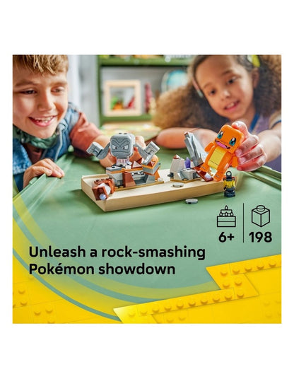 Pokémon Smart Play: Charmander and Geodude's Cavern Clash Building Toy 72157