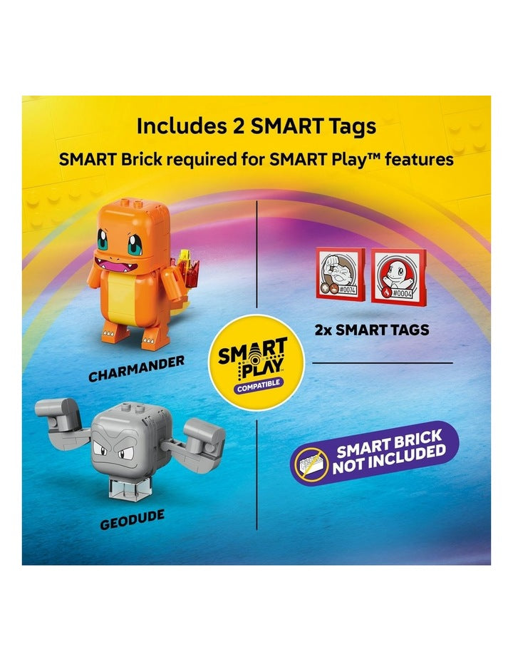 Pokémon Smart Play: Charmander and Geodude's Cavern Clash Building Toy 72157