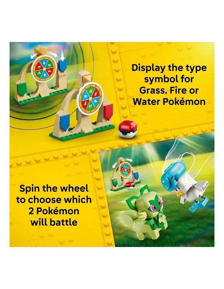 Pokémon Smart Play: Sprigatito, Fuecoco and Quaxly Battle Building Toy 72158