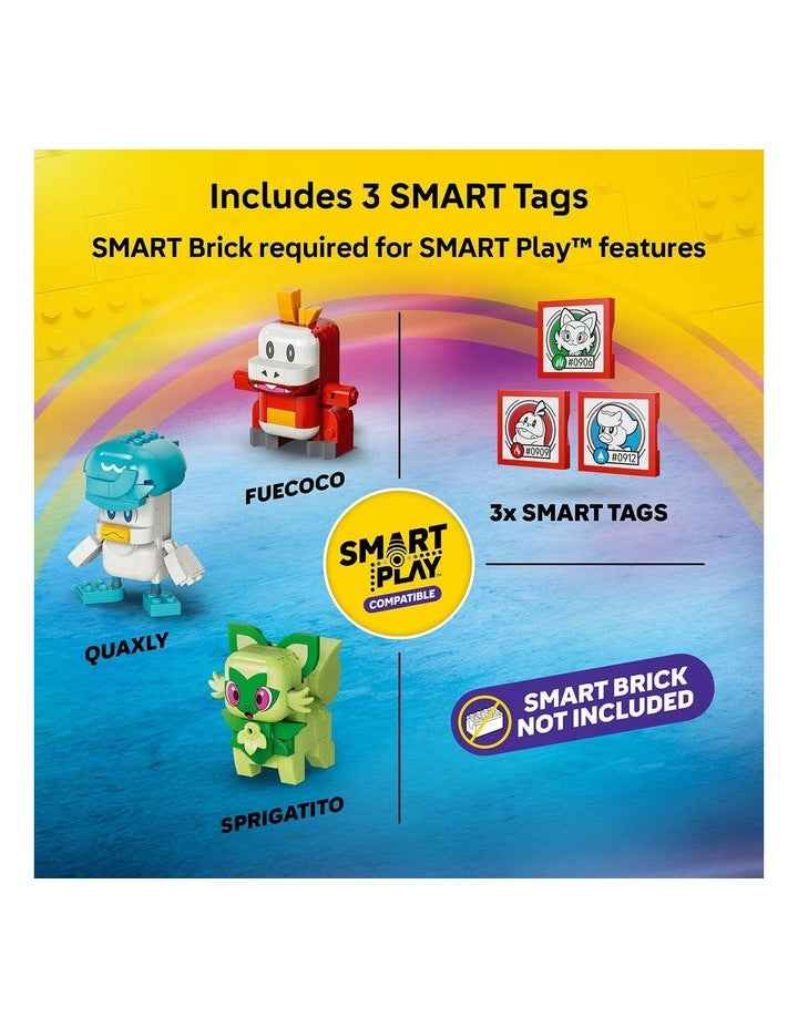 Pokémon Smart Play: Sprigatito, Fuecoco and Quaxly Battle Building Toy 72158