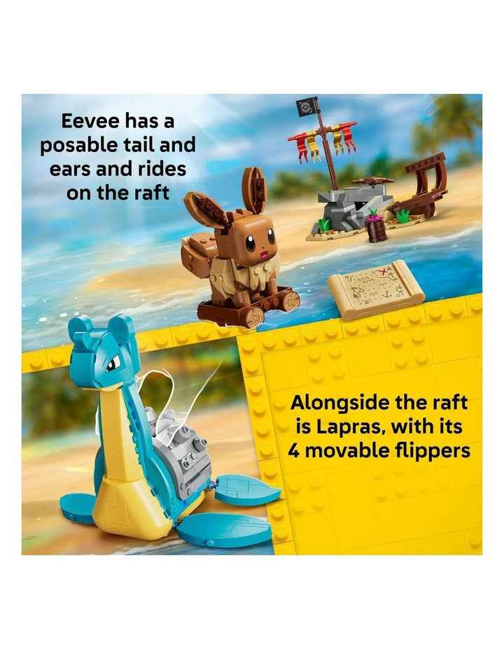 Pokémon Smart Play: Eevee and Lapras's Treasure Hunt Building Set 72162