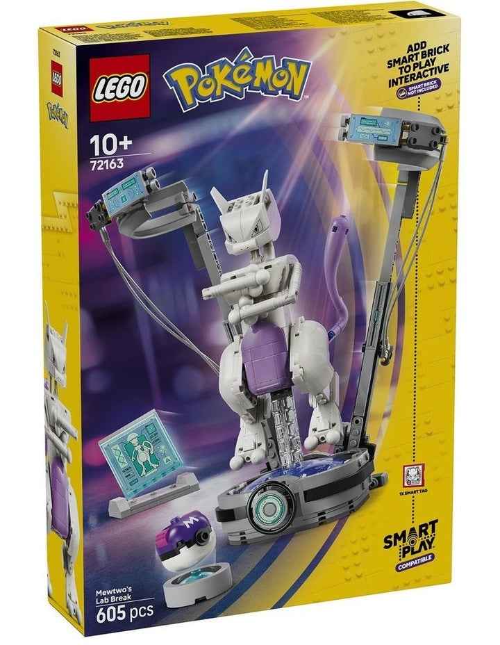 Pokémon Smart Play: Mewtwos Lab Break Toy Building Set 72163