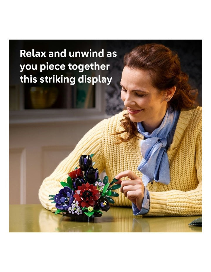 Botanicals Dark Flower Arrangement 11513