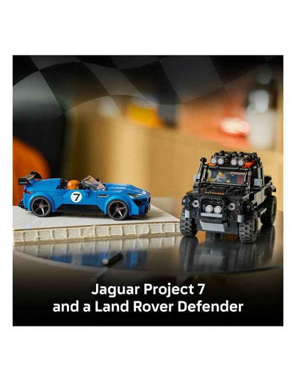Speed Champions Jaguar Project 7 & Land Rover Defender 77264