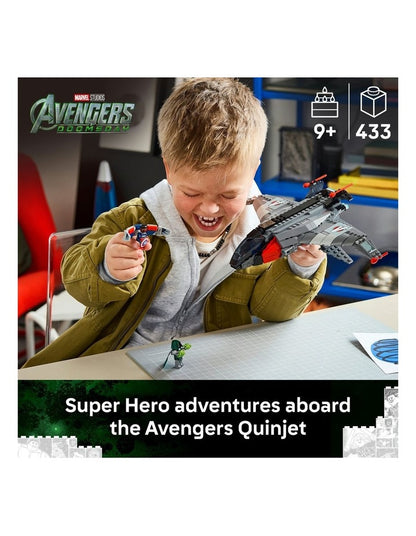 Super Heroes Marvel Avengers: Doomsday Quinjet 76347