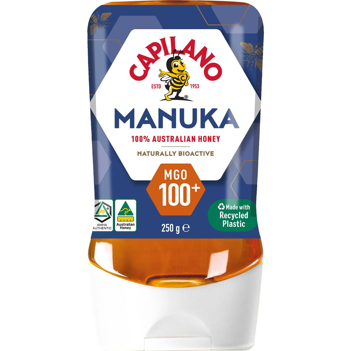Capilano Manuka Mgo 100+ Honey Squeeze Bottle 250g