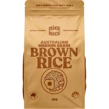 Nice Rice Medium Grain Brown Rice 1kg