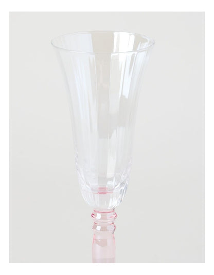 Maisie Champagne Glass Set of 4 150ml in Pink