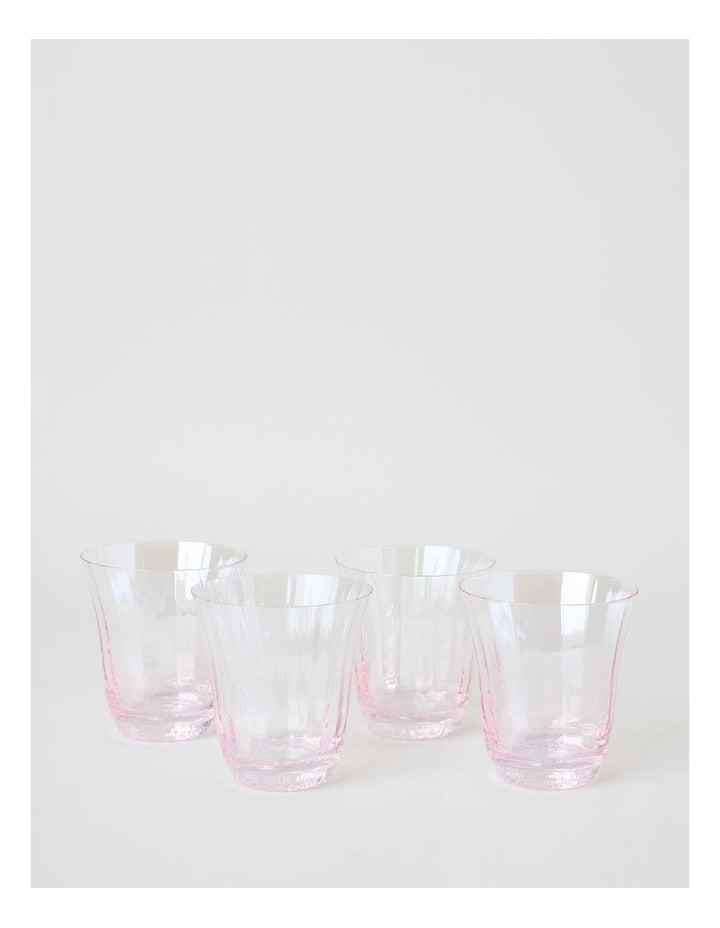 Maisie Tumbler Set of 4 320ml in Pink