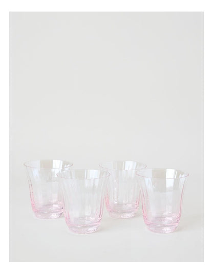 Maisie Tumbler Set of 4 320ml in Pink
