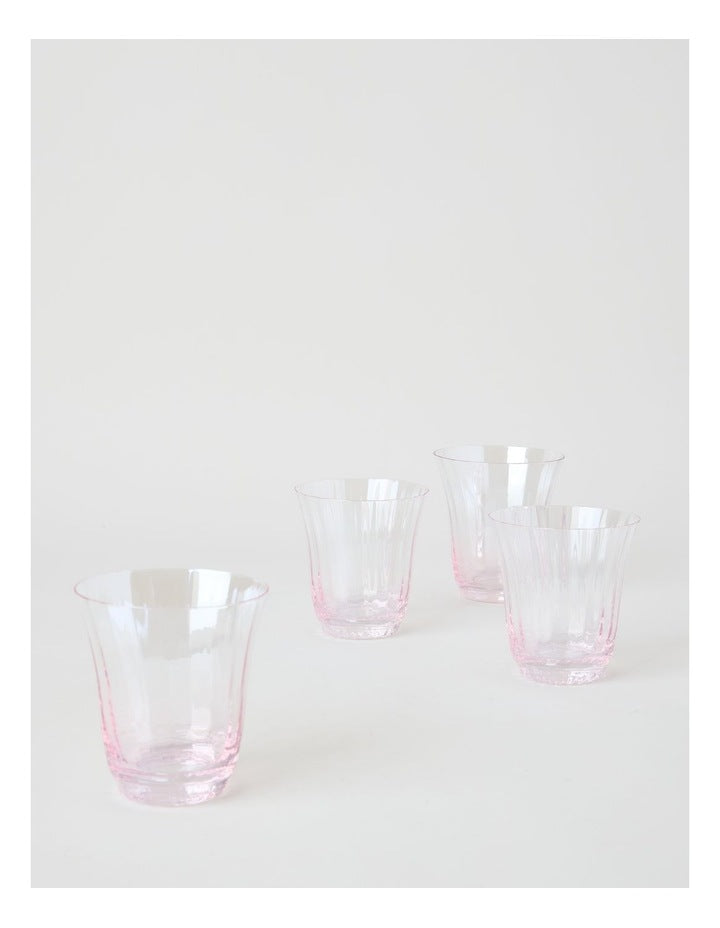 Maisie Tumbler Set of 4 320ml in Pink