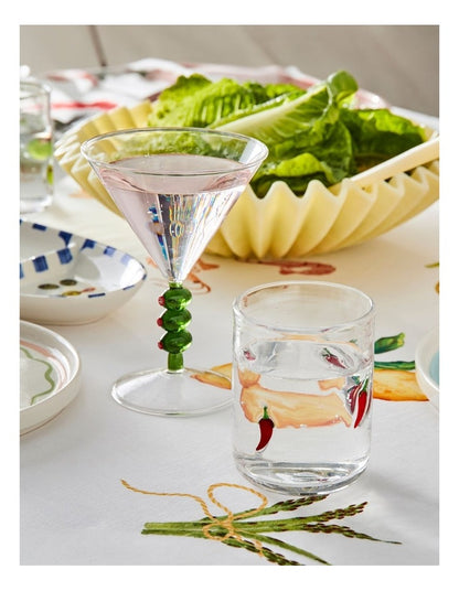 Olive Martini Glass Set of 2 220ml in Clear