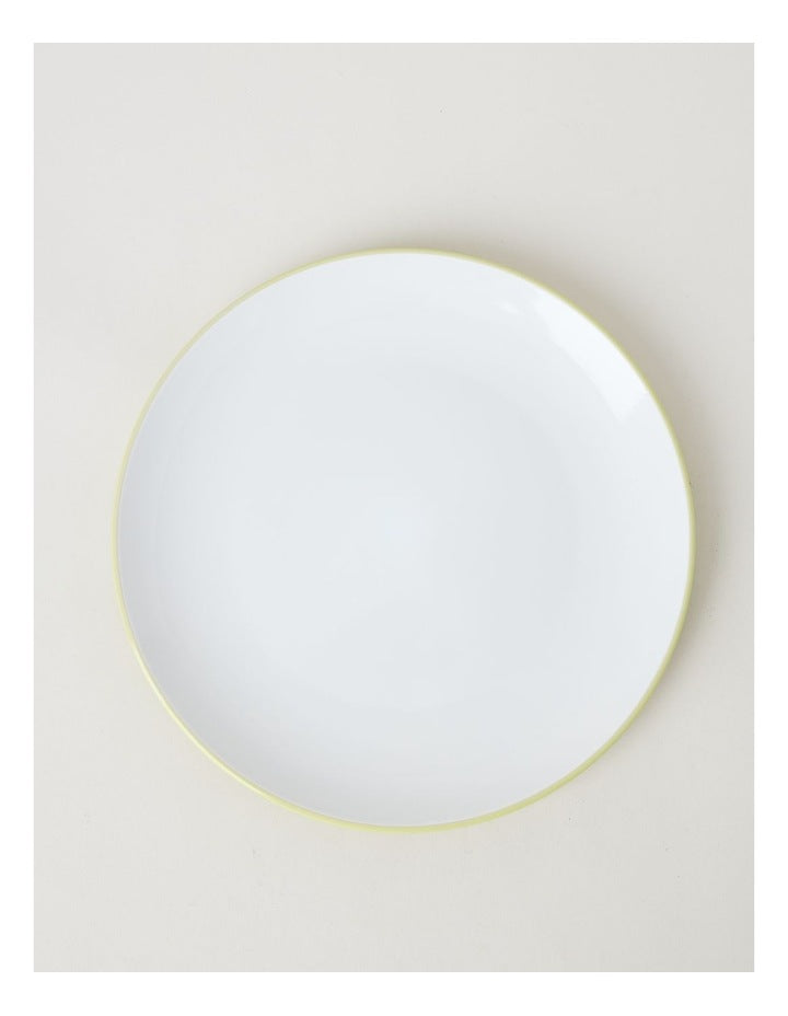 Two Tone 12pc Dinner Set in Yellow
