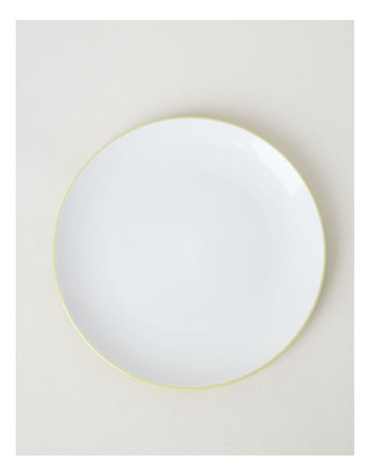Two Tone 12pc Dinner Set in Yellow