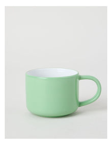 Two Tone Set of 4 Mugs in Green